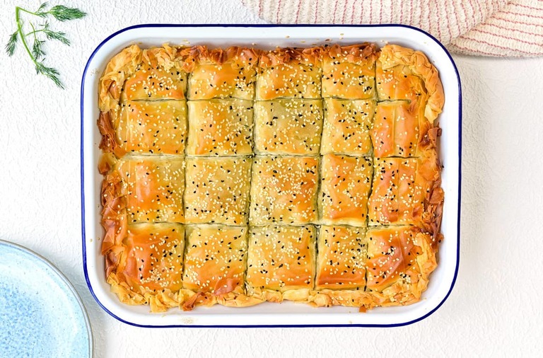 Souffle de Queso y Espinacas