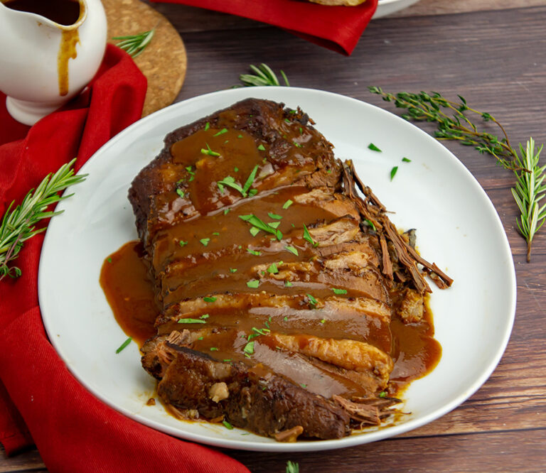 Brisket con Sopa de Cebolla
