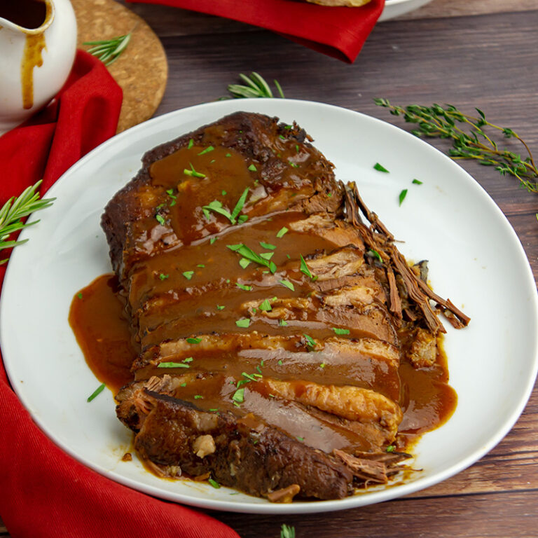 Brisket con Sopa de Cebolla