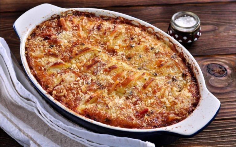 Kugel de Papa con Carne (Yapsuk o Yapchik)