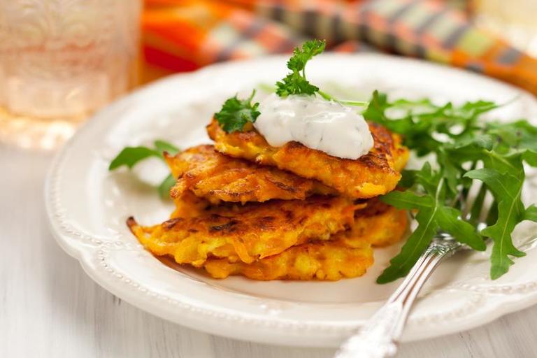 Latkes de Zanahoria y Zucchini