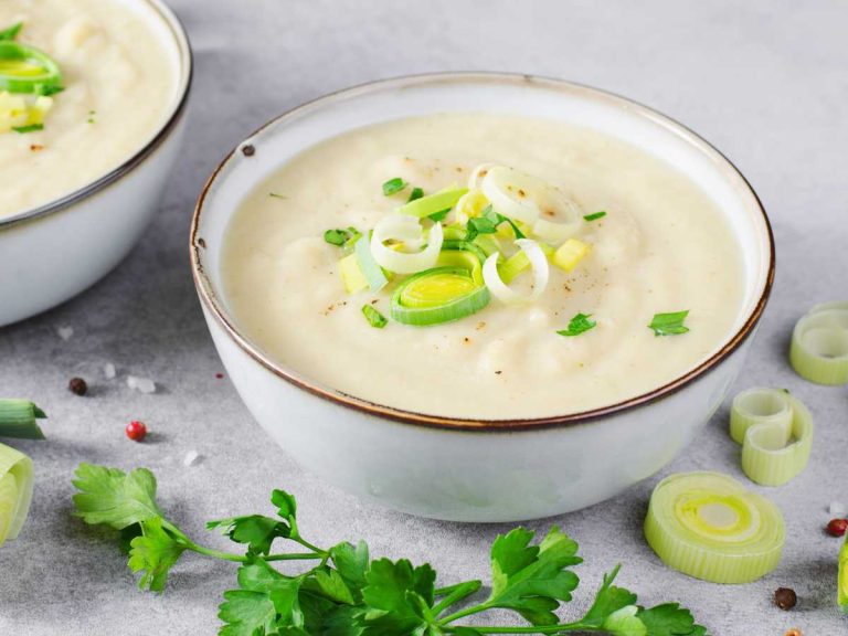 Crema de puerro y papa