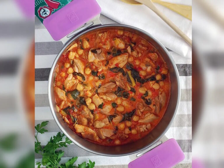 Pollo Marroqui en olla de cocimiento lento