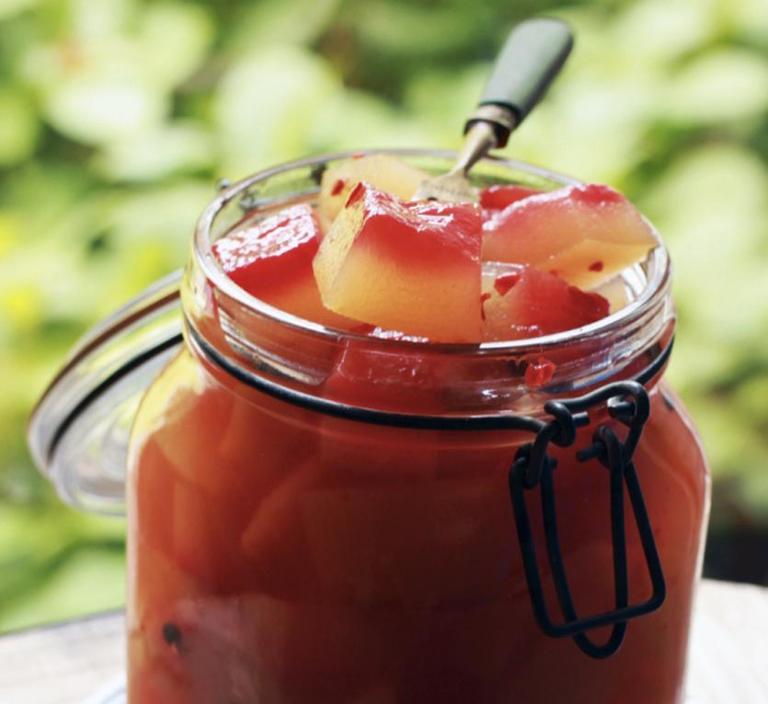 Encurtido de cascara de Sandia