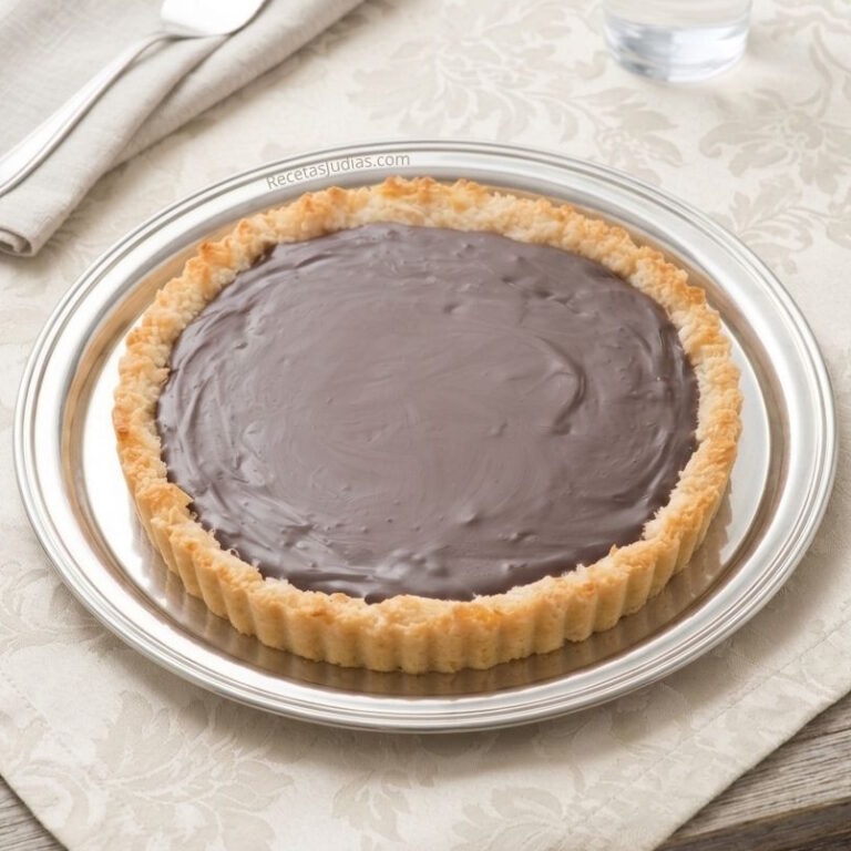 Pie de Corteza de Coco sin Azucar