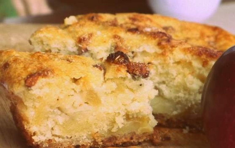 Torta clasica de la abuela (de naranjas y manzanas)