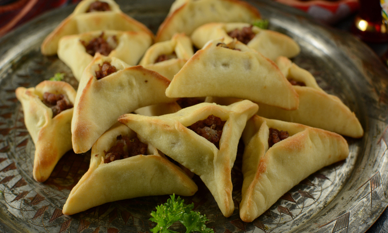 Oznei Aman de Carne (hamantaschen)