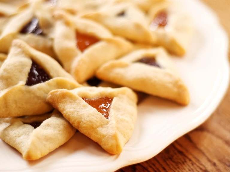 Oznei Haman sin azucar (Hamantaschen)