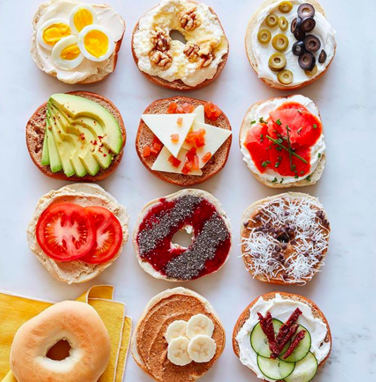 Ideas de Toppings para tus Bagels
