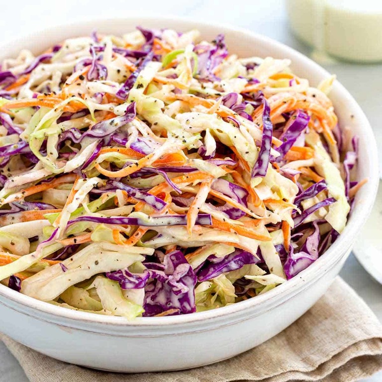 Ensalada de Repollo y Mayonesa (Coleslaw)