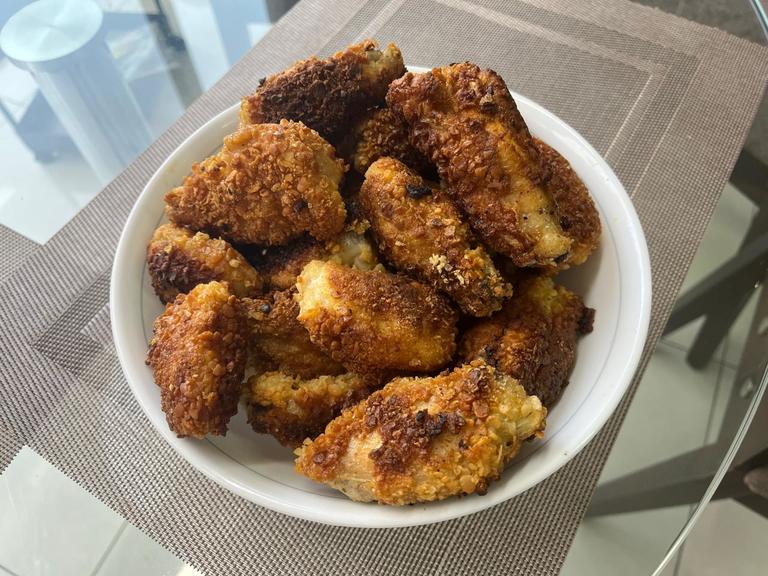 Alitas de pollo estilo KFC