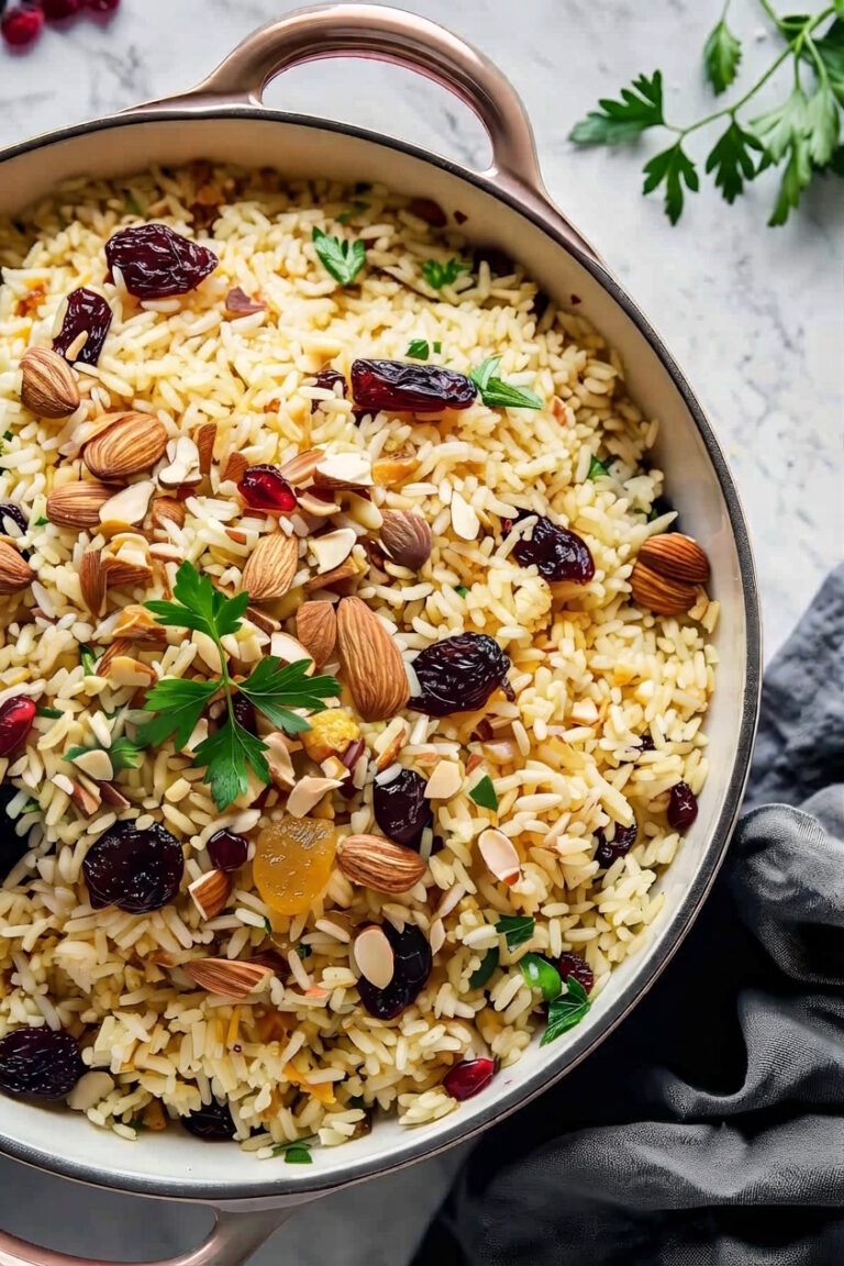 Arroz Turco con Pollo, Frutos Secos y Especies
