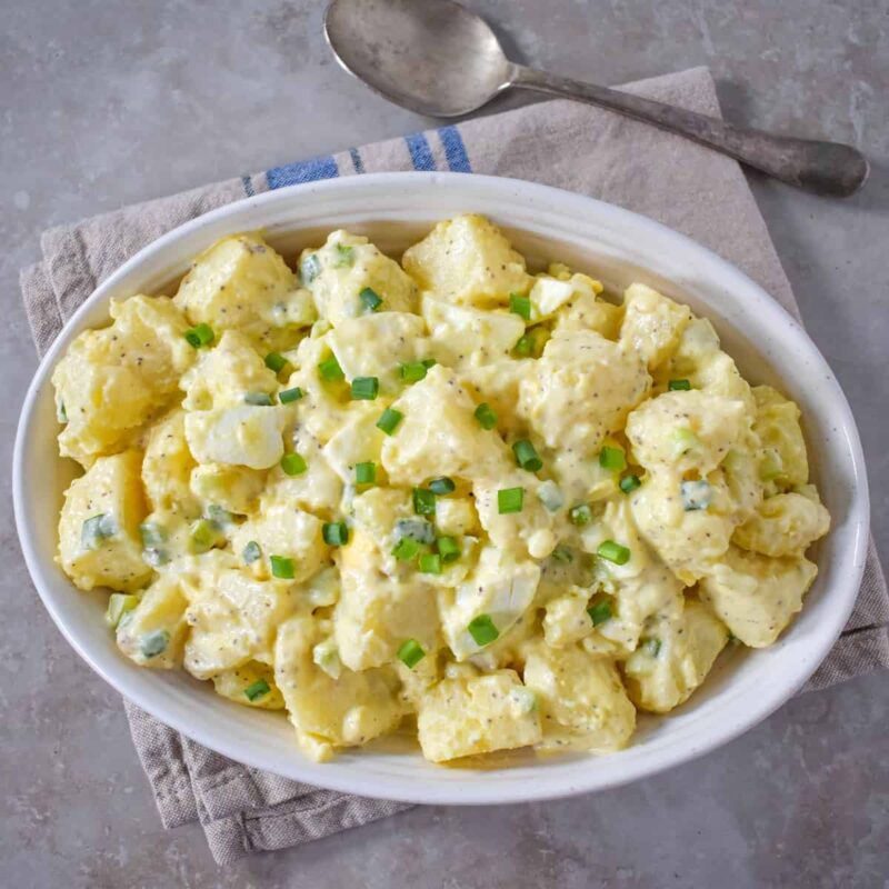 Ensalada facil de papas y mayonesa
