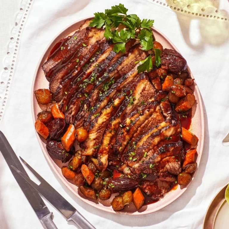 Brisket en Olla de Cocimiento Lento (Crock Pot)