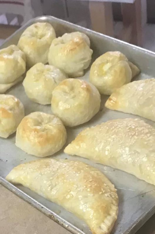 Knishes y Sambusas con masa de hojaldre